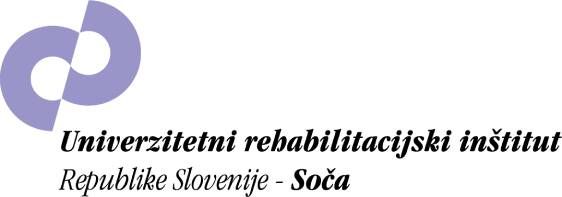 univerzitetni rehabilitacijski center soča